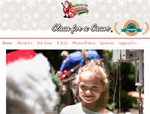 Tablet Screenshot of believeinsanta.com